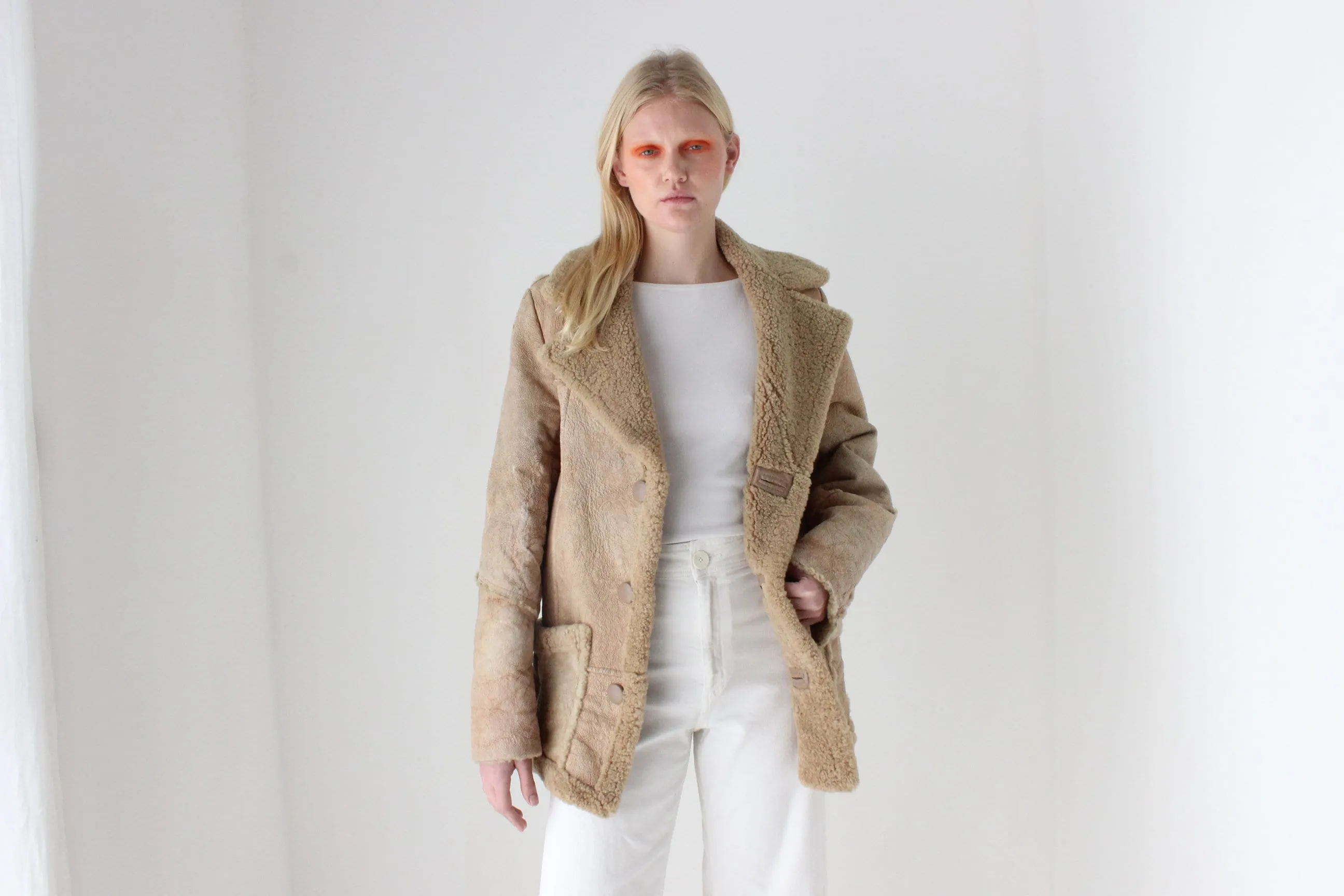 1970s Genuine Australian Shearling Sheepskin Jacket