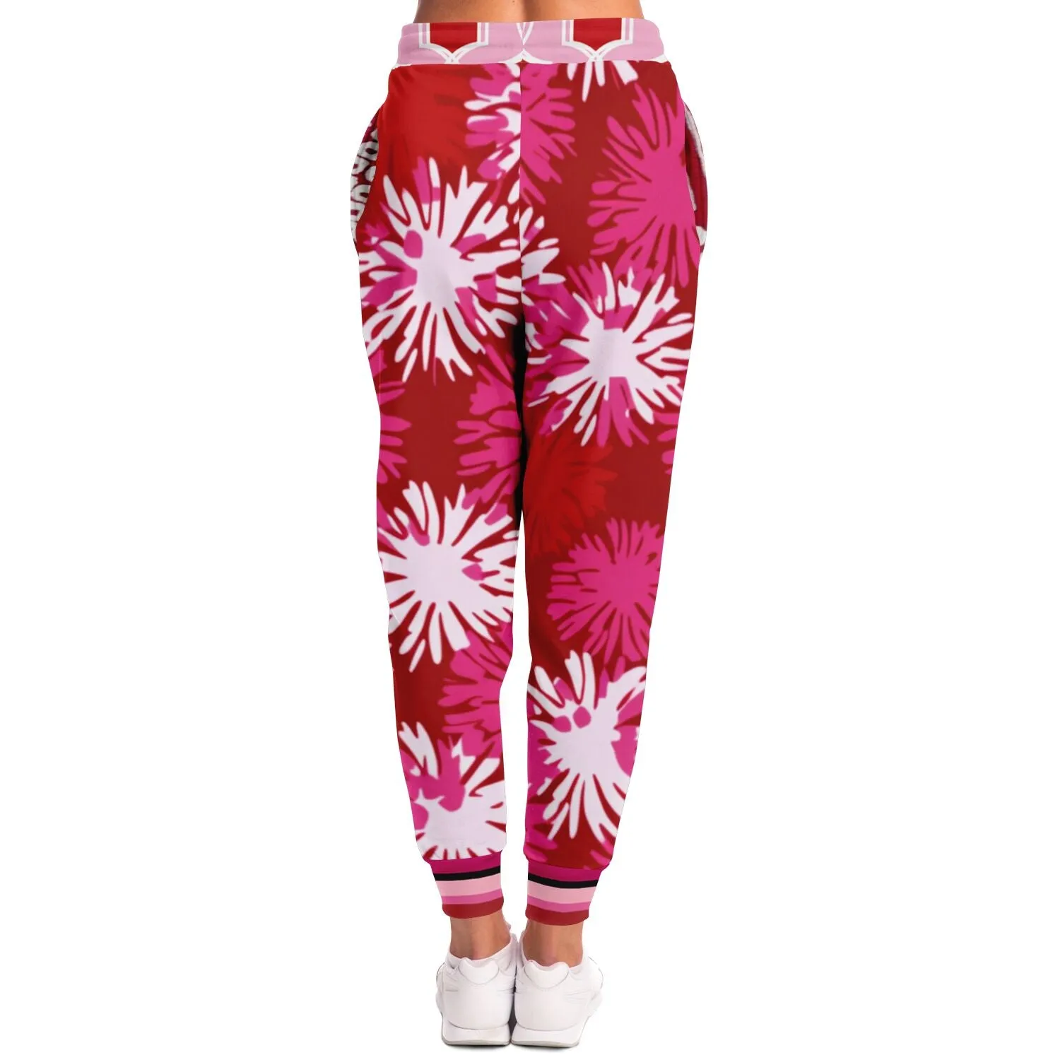 1976 California Pink Carnation Explosion Eco-Poly Unisex Joggers