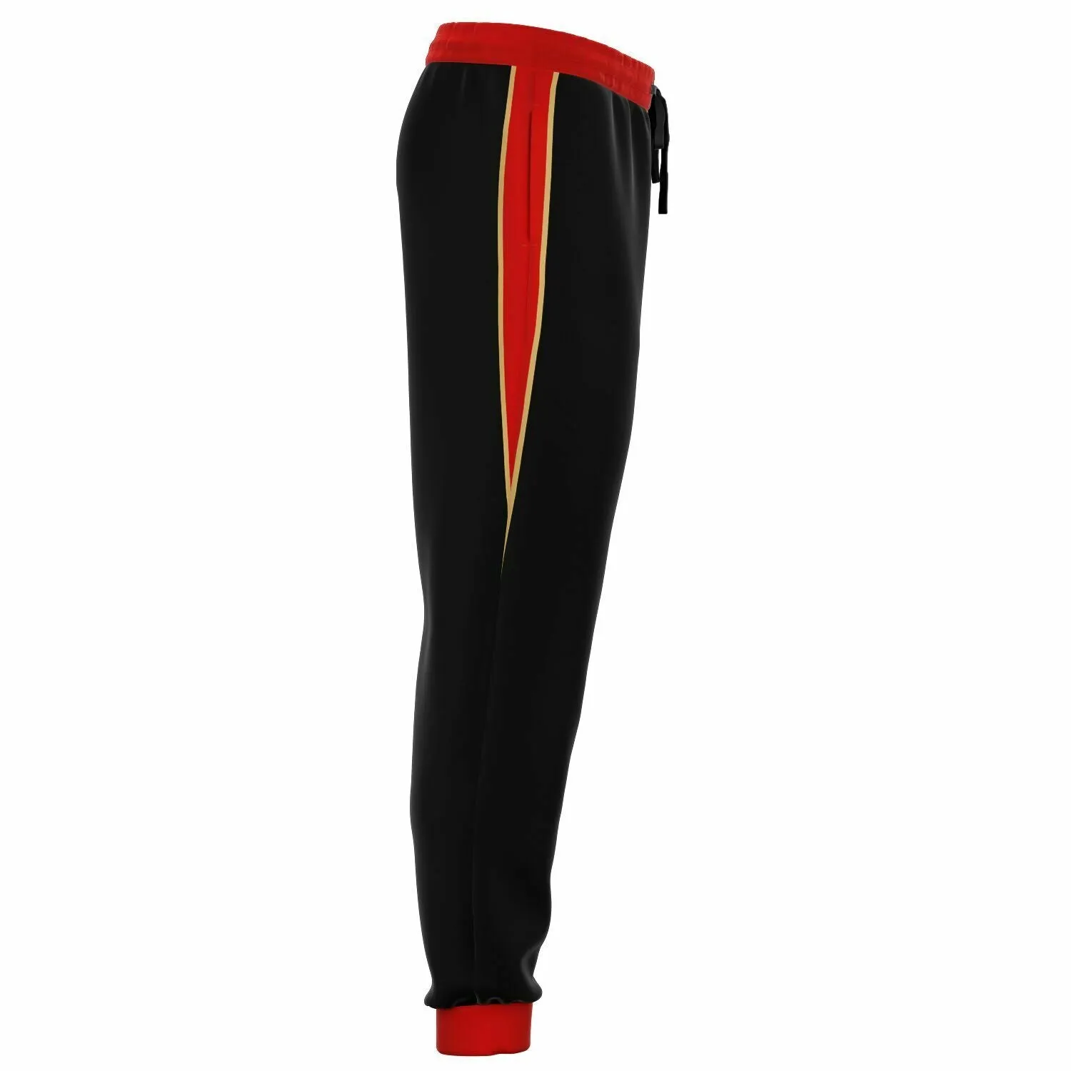 A-Team 01 Red Designer Fashion Triblend Unisex Joggers