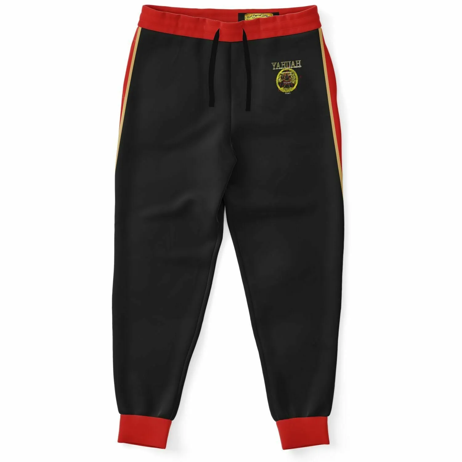 A-Team 01 Red Designer Fashion Triblend Unisex Joggers