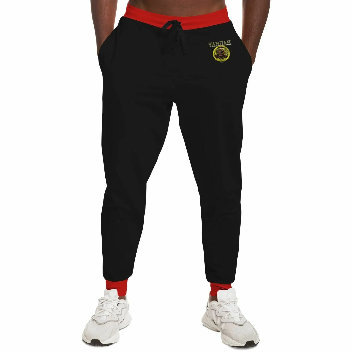 A-Team 01 Red Designer Fashion Triblend Unisex Joggers