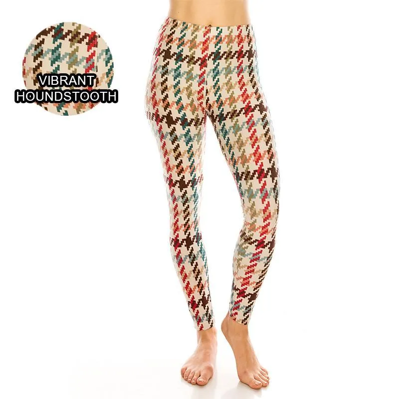 Abstract & Tribal Patterned Ultra Soft Leggings (Regular/Plus Size)