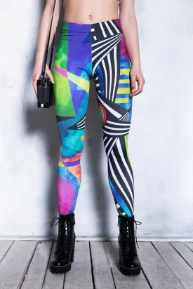 Abstract Geometry Leggings