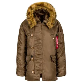 Alpha Industries Men's Coyote Brown N-3B Parka