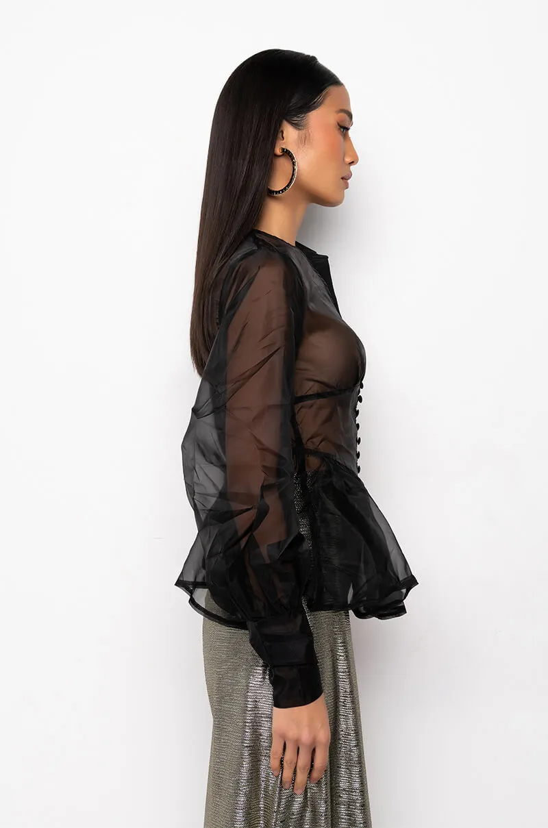 AVANT GUARDED ASYMMETRICAL BLOUSE