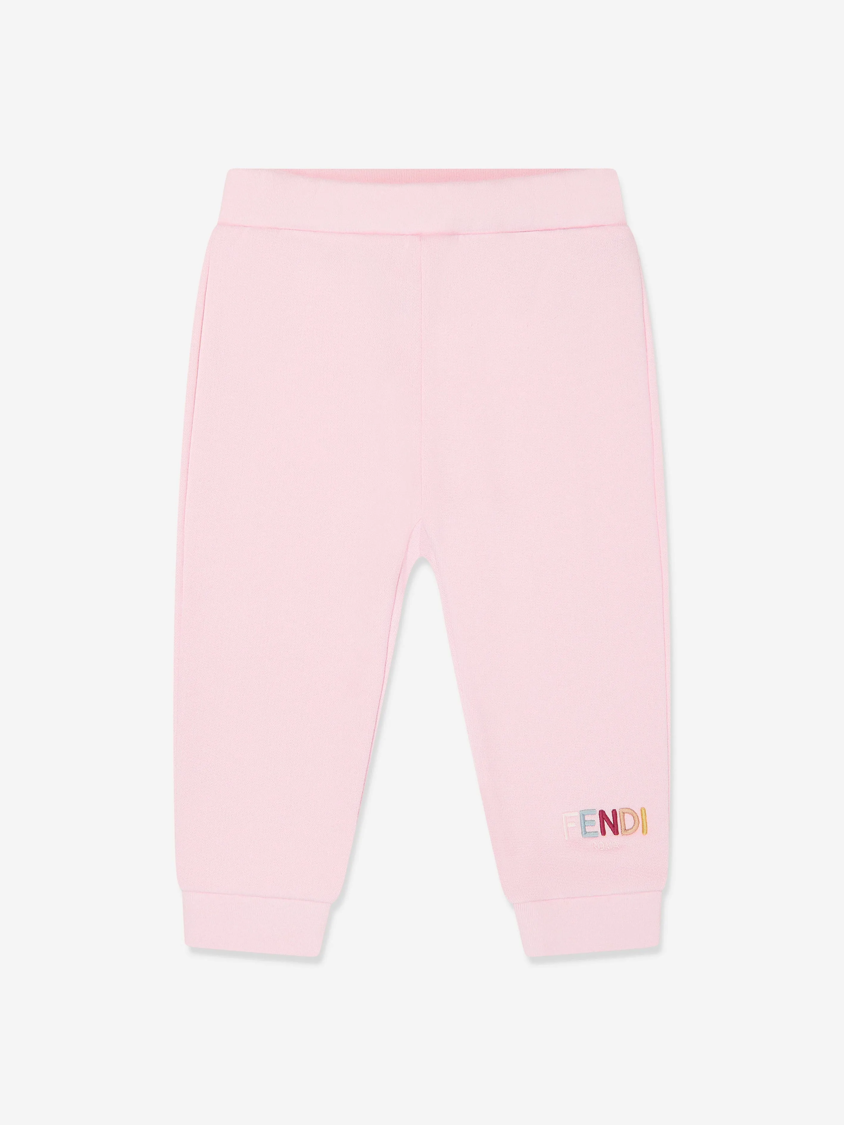 Baby Girls Logo Joggers in Pink