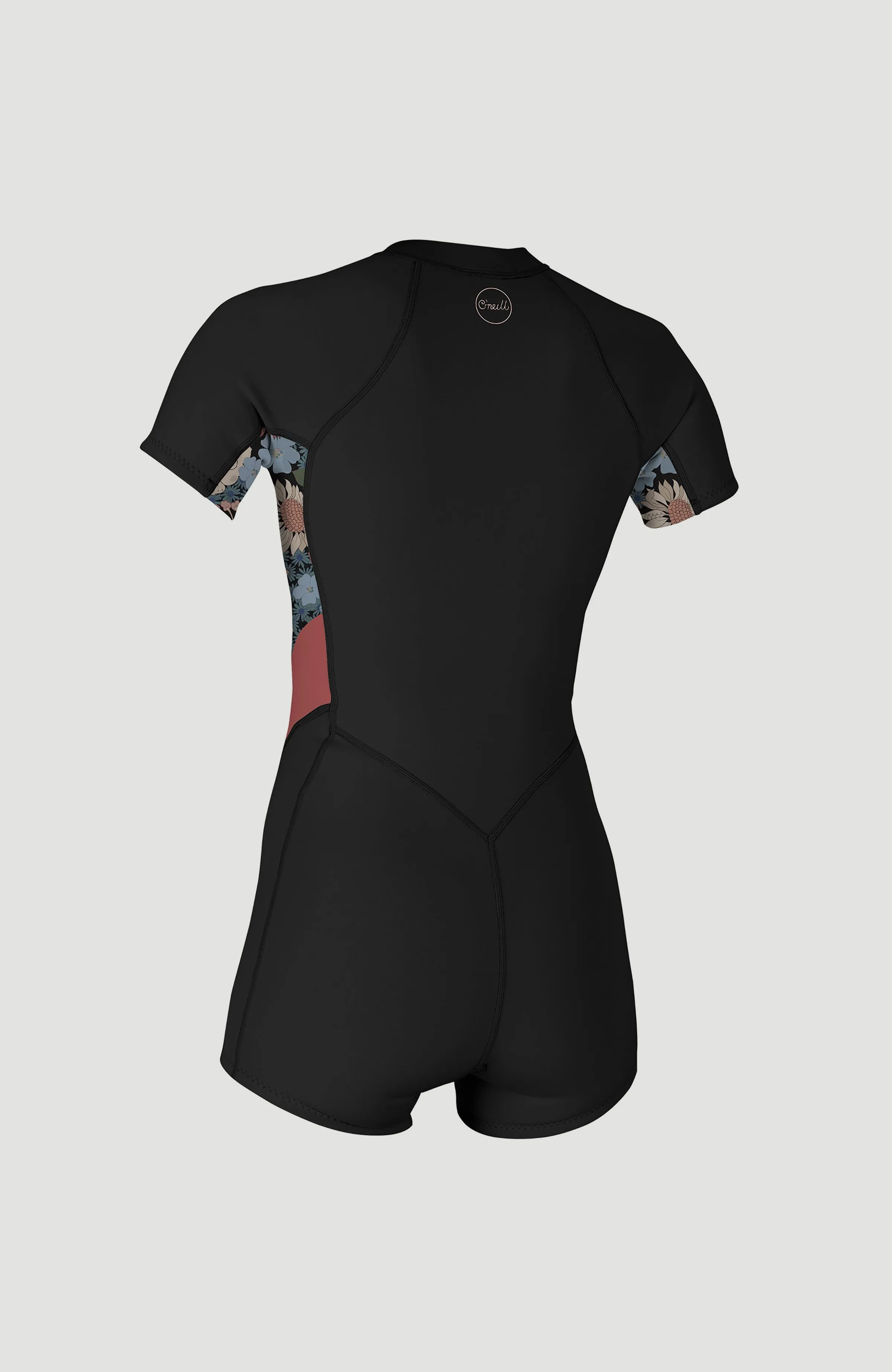 Bahia 2/1mm Front Zip Shortsleeve Spring Wetsuit | BLACK/TWIGGY/TEA ROSE