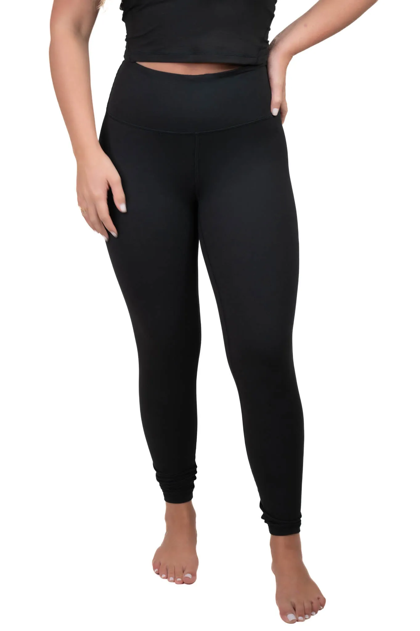 Black Butter Soft Leggings W/Pockets