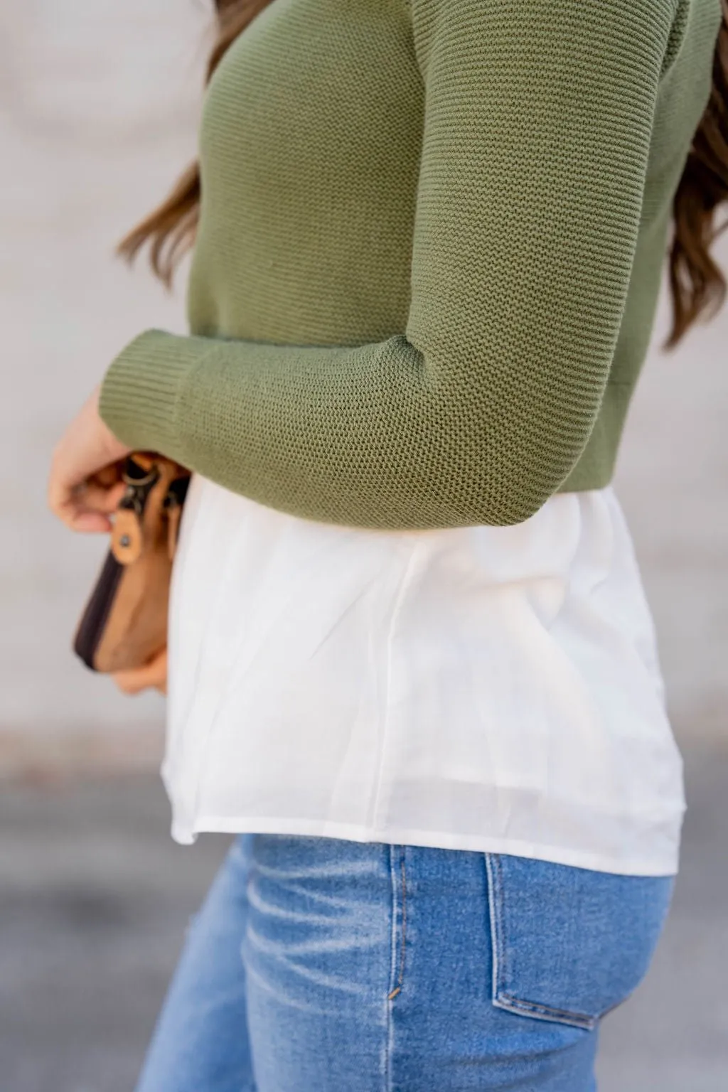 Blouse Bottom Knit Sweater