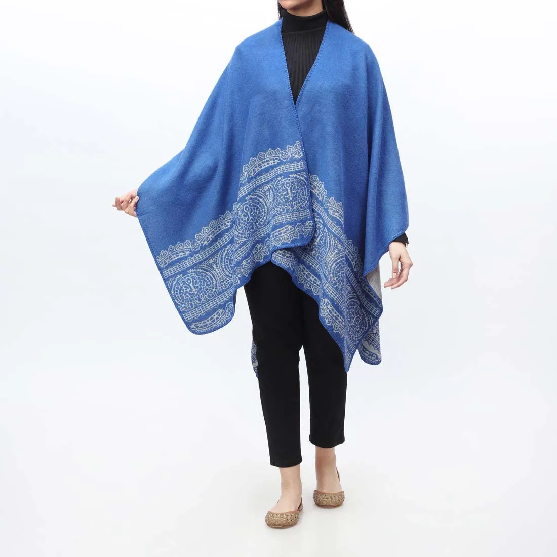 Blue Cape Shawl PW9802