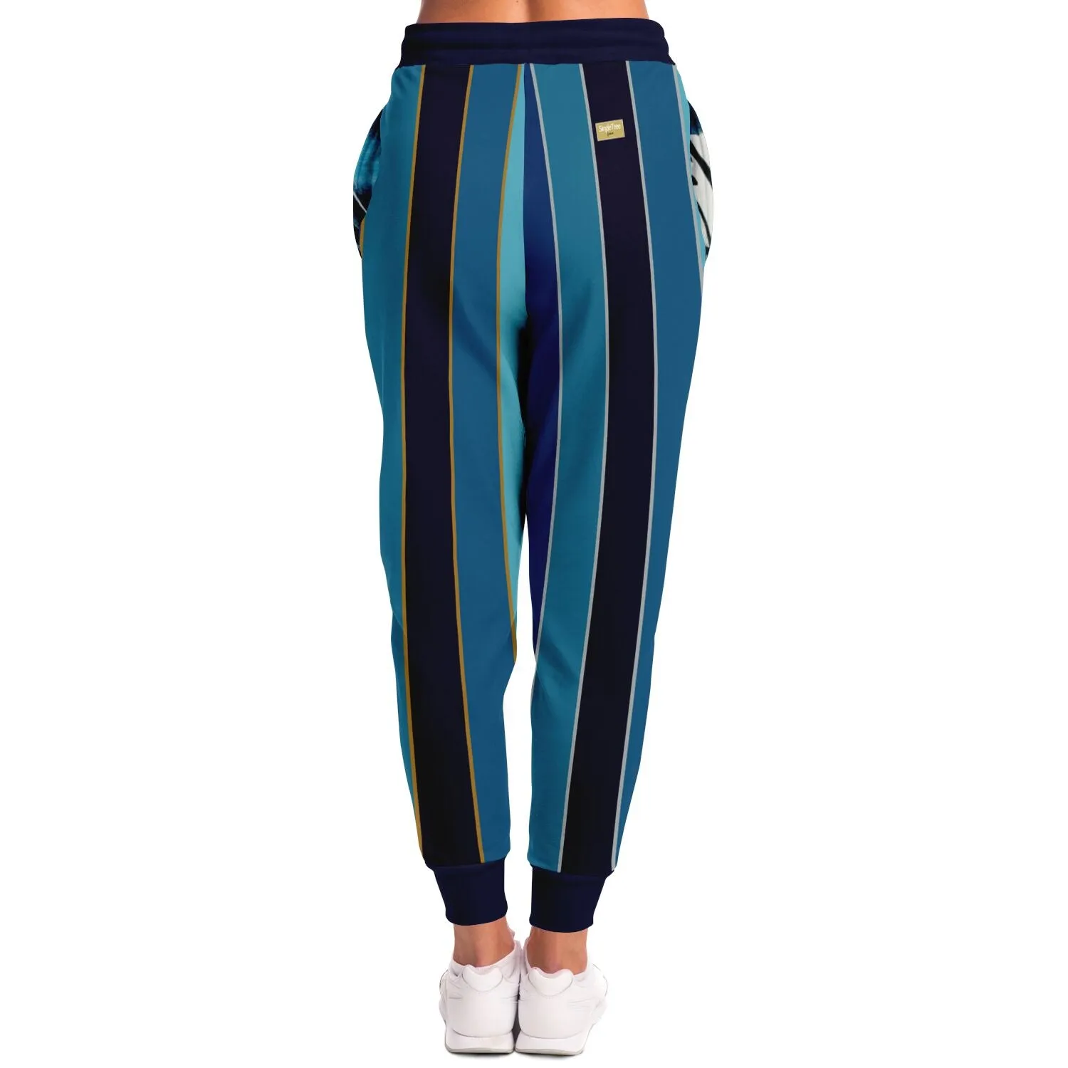 Blue Mood Rugby Stripe Eco-Poly Unisex Joggers