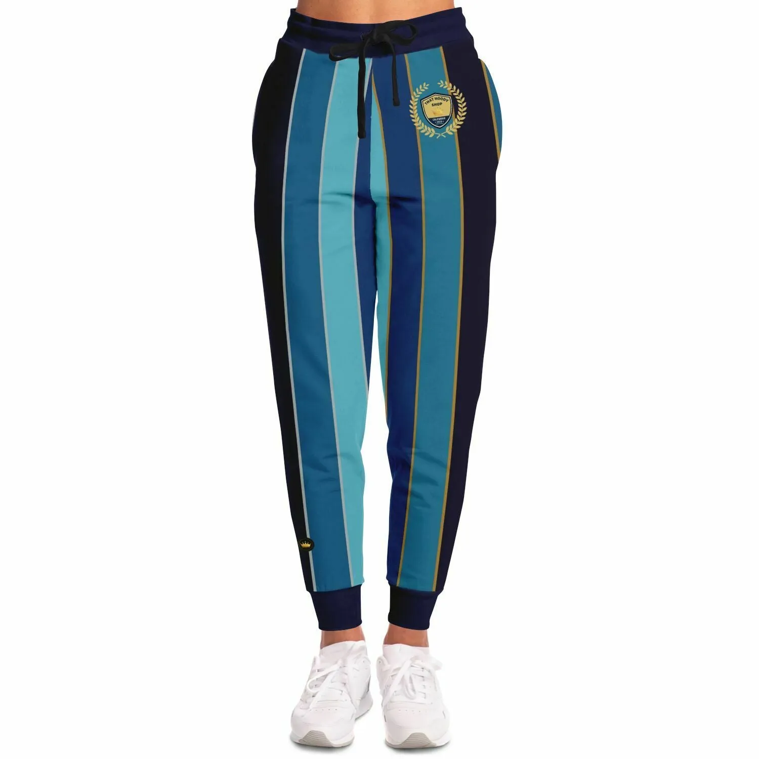 Blue Mood Rugby Stripe Eco-Poly Unisex Joggers