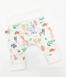 Boy's Cotton Leggings (Safari Animals)