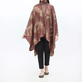 Brown Cape Shawl PW9804