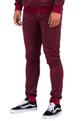 Burgundy Marbled Light Weight Active Joggers