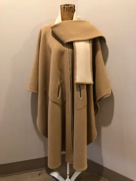 Camel Cape with Scarf Attached SOLD