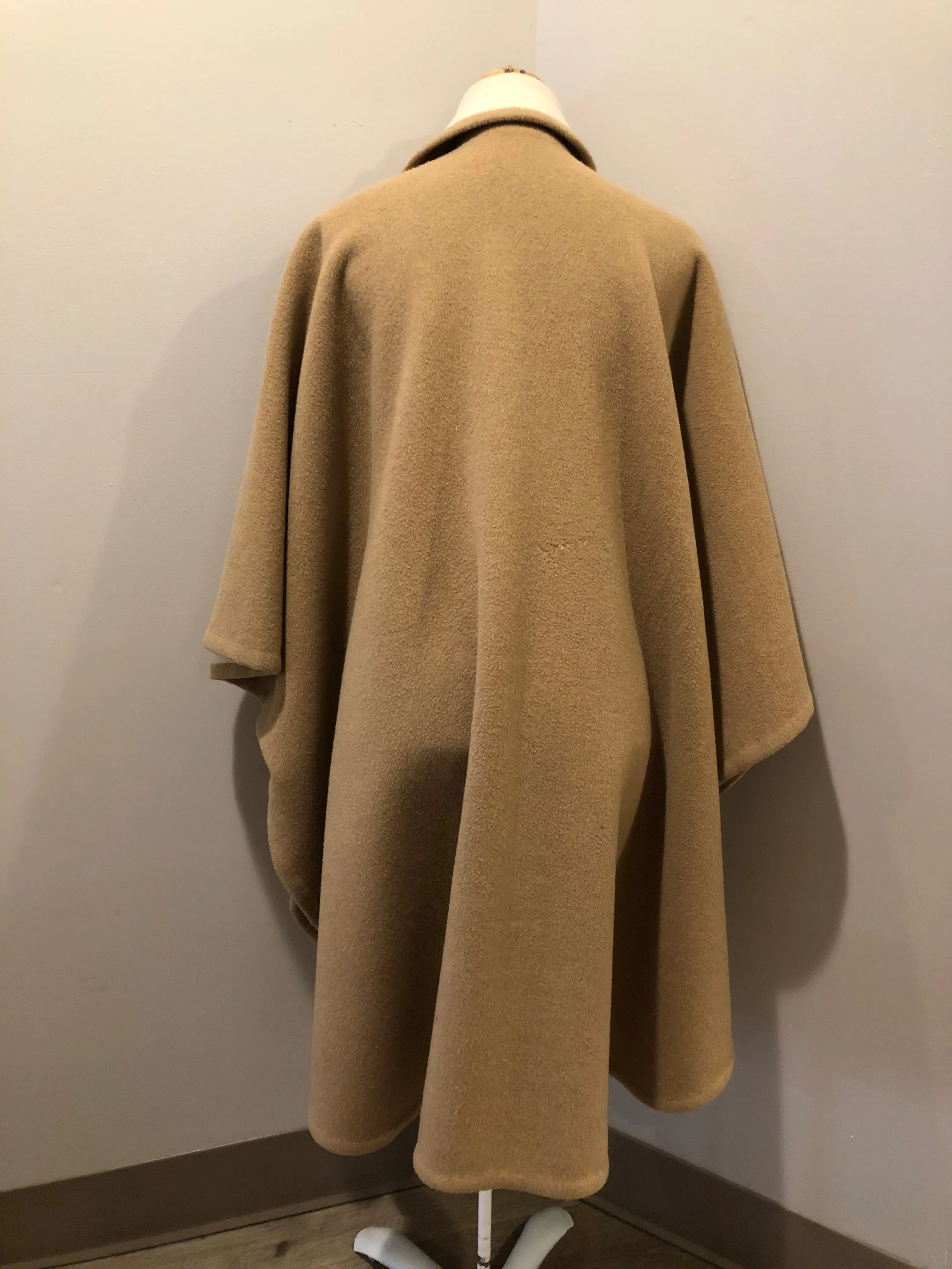 Camel Cape with Scarf Attached SOLD