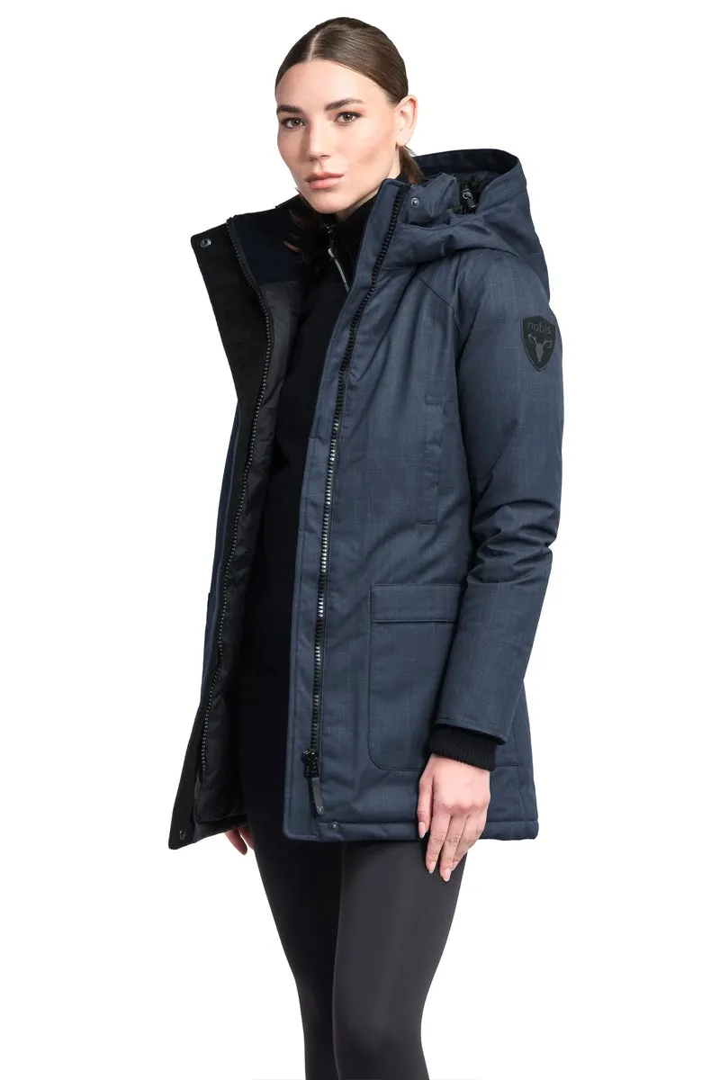 Carla Furless Women's Parka Ch Navy