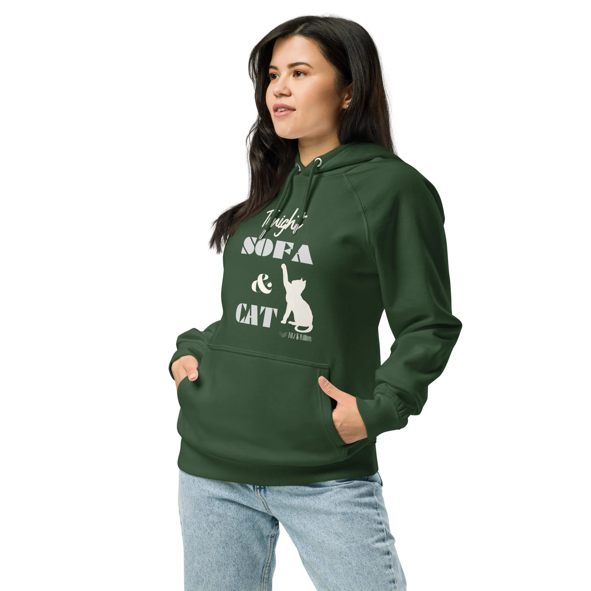 Cats & Sofa, sustainable hoodie