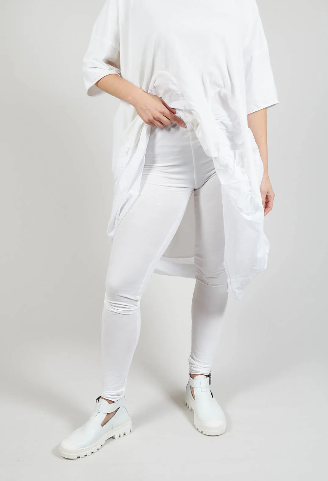 Contrast Leggings in Starwhite