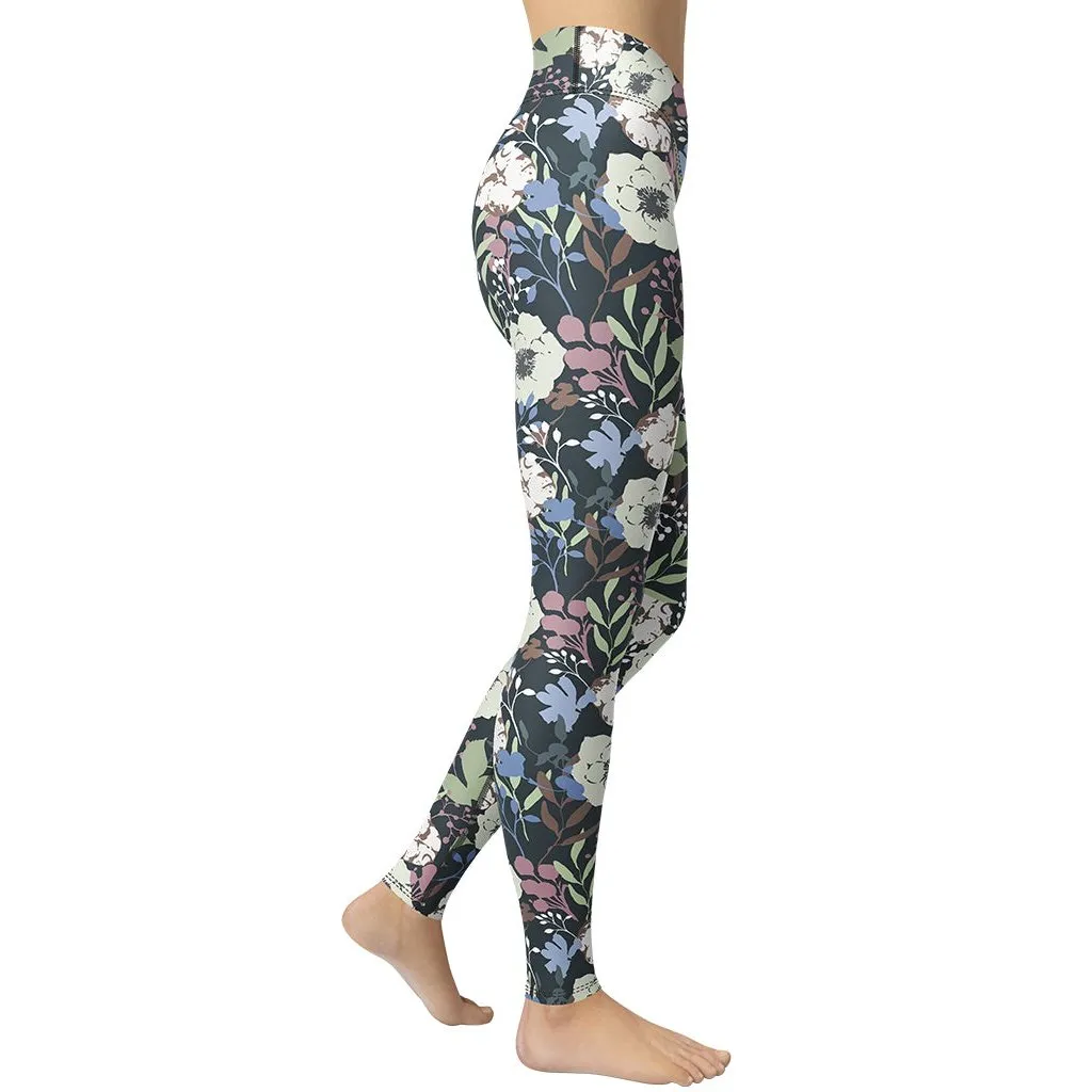 Cool Floral Yoga Leggings