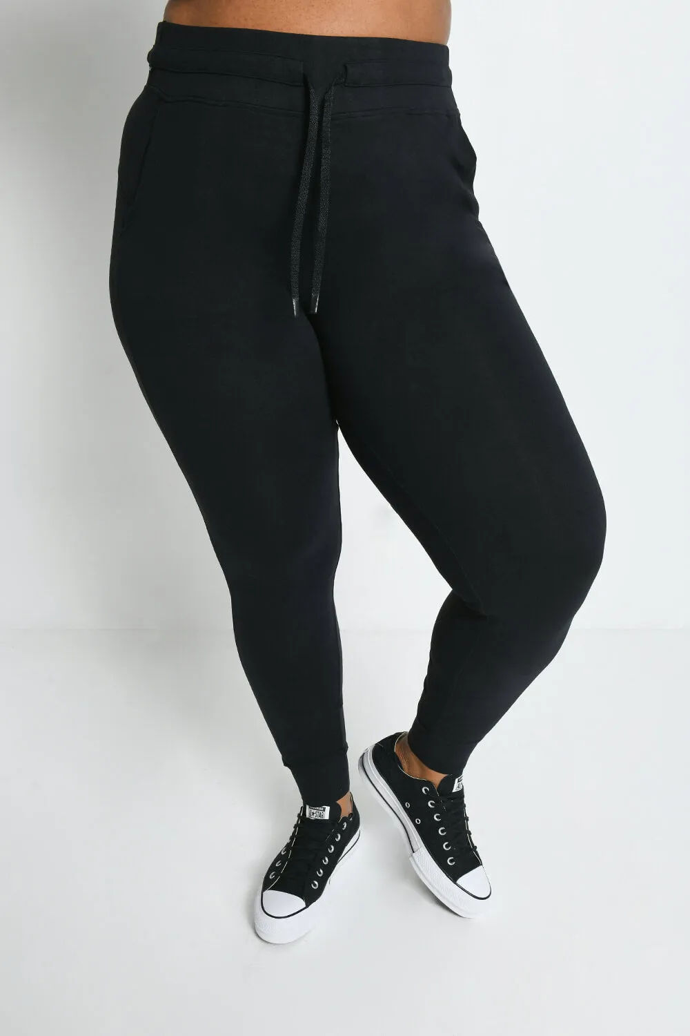 Curve Recharge High Waisted Joggers - Black