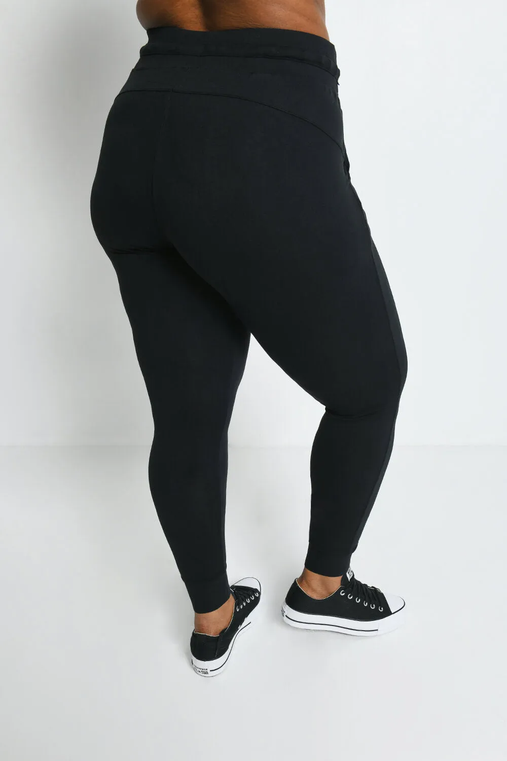 Curve Recharge High Waisted Joggers - Black