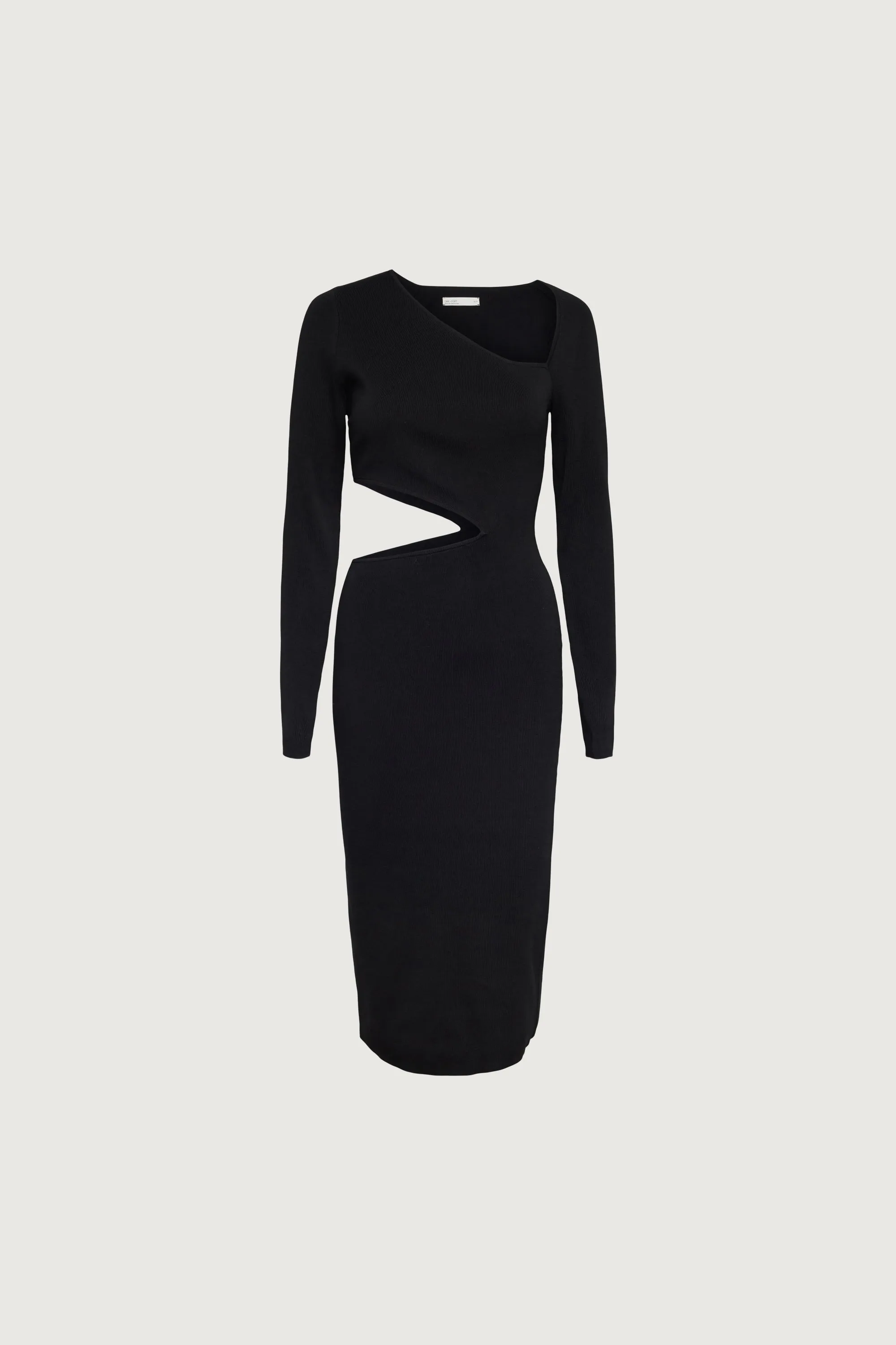 CUT-OUT BODYCON MIDI DRESS