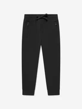 Dolce & Gabbana Boys Branded Joggers in Black