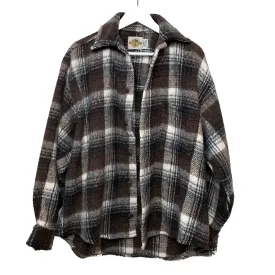 Earth Ragz Plaid Shirt Jacket Shacket Medium