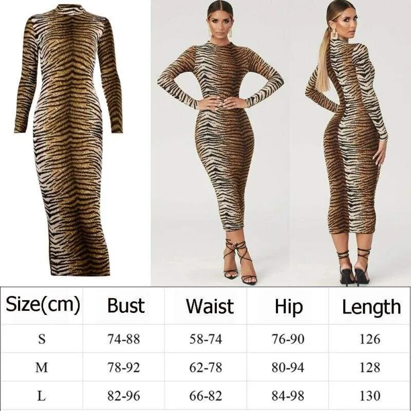 FashionSierra - New Fashion Women's Long Sleeve Stretch Package Hip Bodycon Long Dress Ladies Casual Holiday Party Clubwear