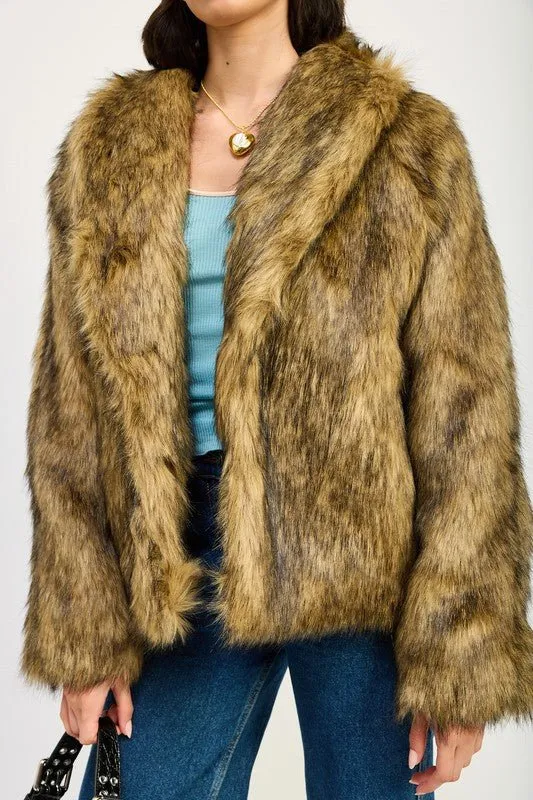 Faux Fur Jacket