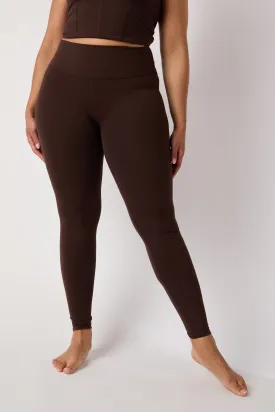 Feel Good High Waist Leggings - Espresso