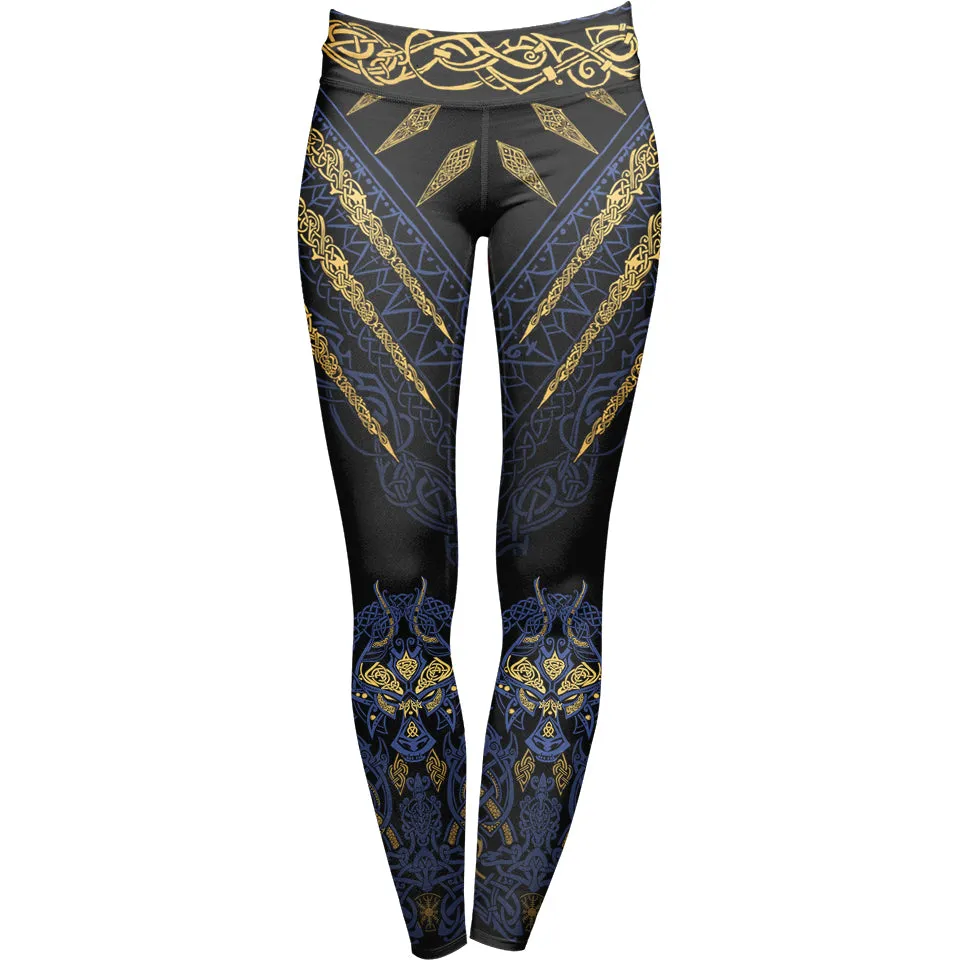 Fenrir's Wrath Leggings - Blue Edition