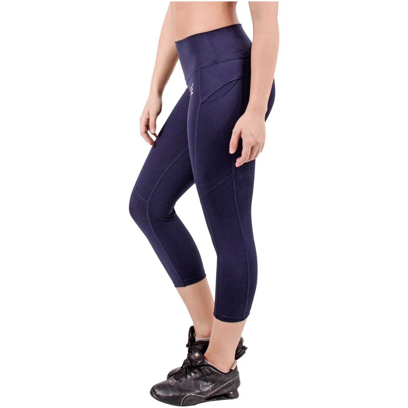 FLX Activewear 944066 Active Tummy Control Capri for Women | Lycra