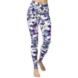 Glitchy Camo Yoga Leggings