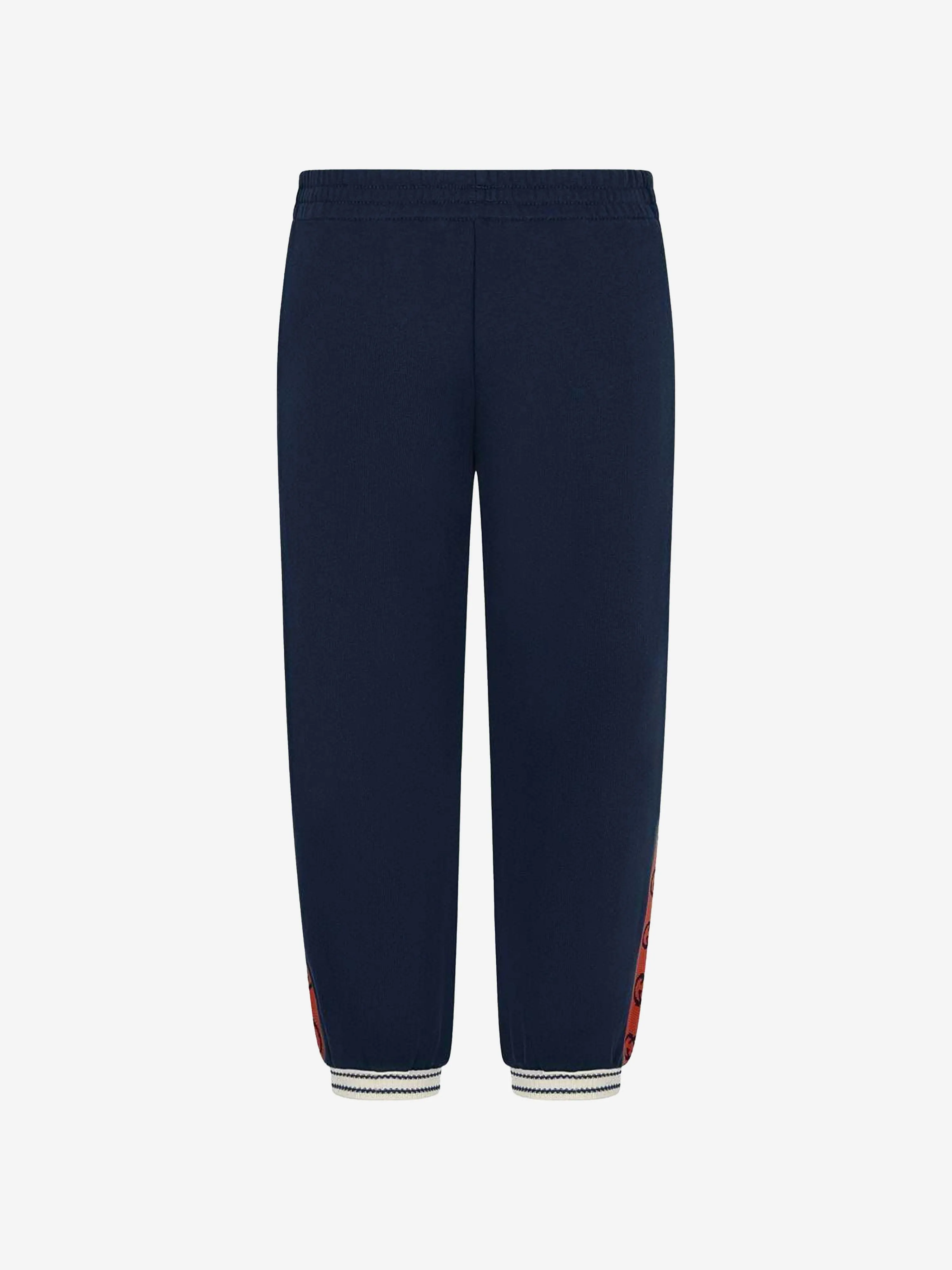 GUCCI Boys Joggers - Cotton GG Trim Joggers