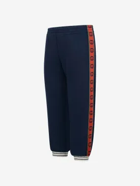 GUCCI Boys Joggers - Cotton GG Trim Joggers