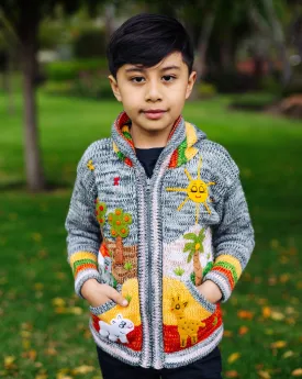 Handcrafted Kid Sweater - Ash Andes