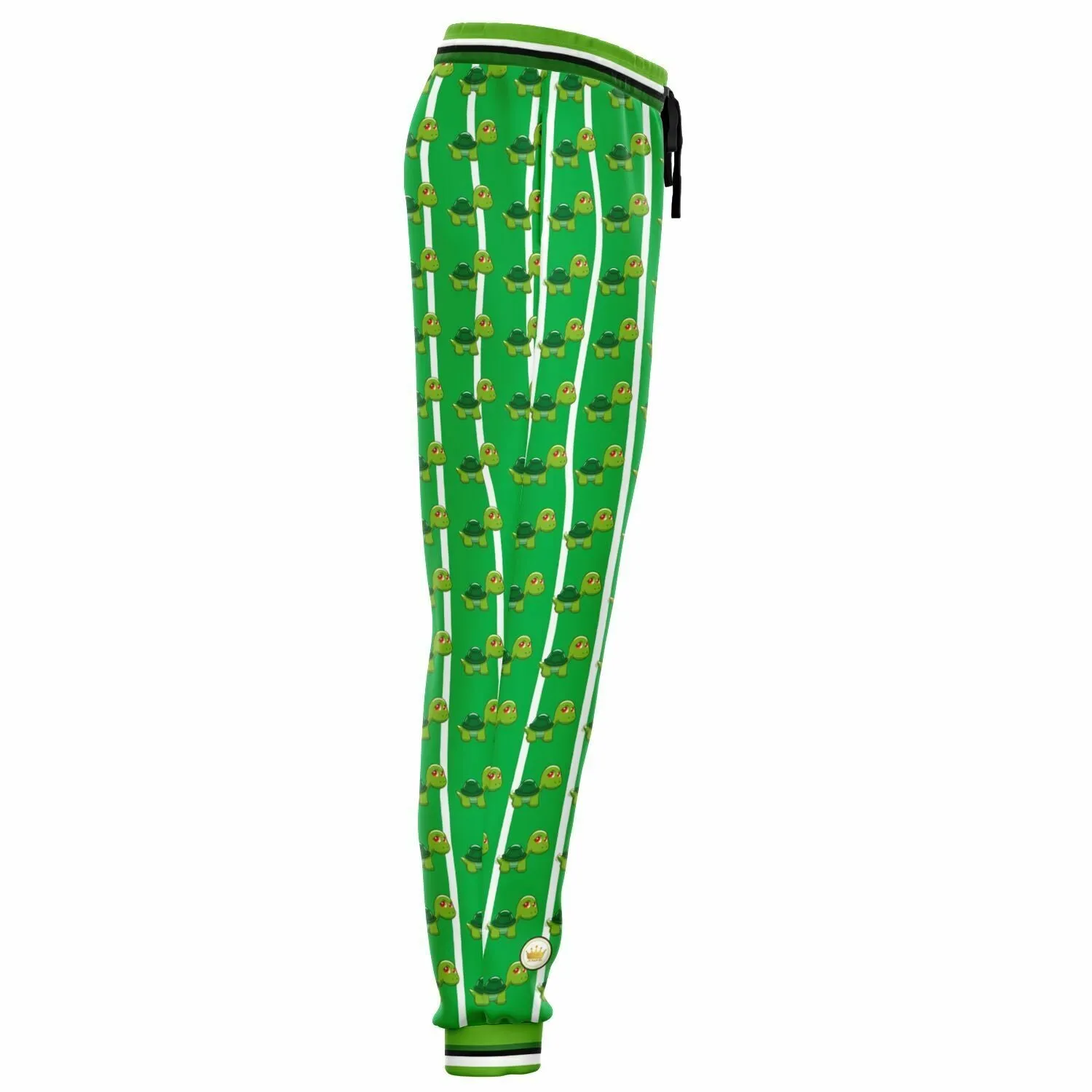 Have Fun Green Acres Turtle Stripe Eco-Poly Unisex Joggers