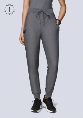 High Waisted Joggers Gray