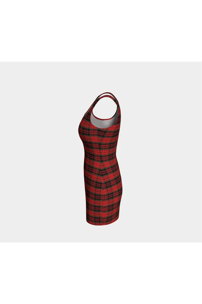 Holiday Plaid Bodycon Dress