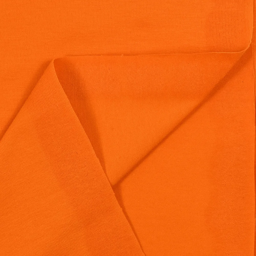 Jersey coton Bio orange