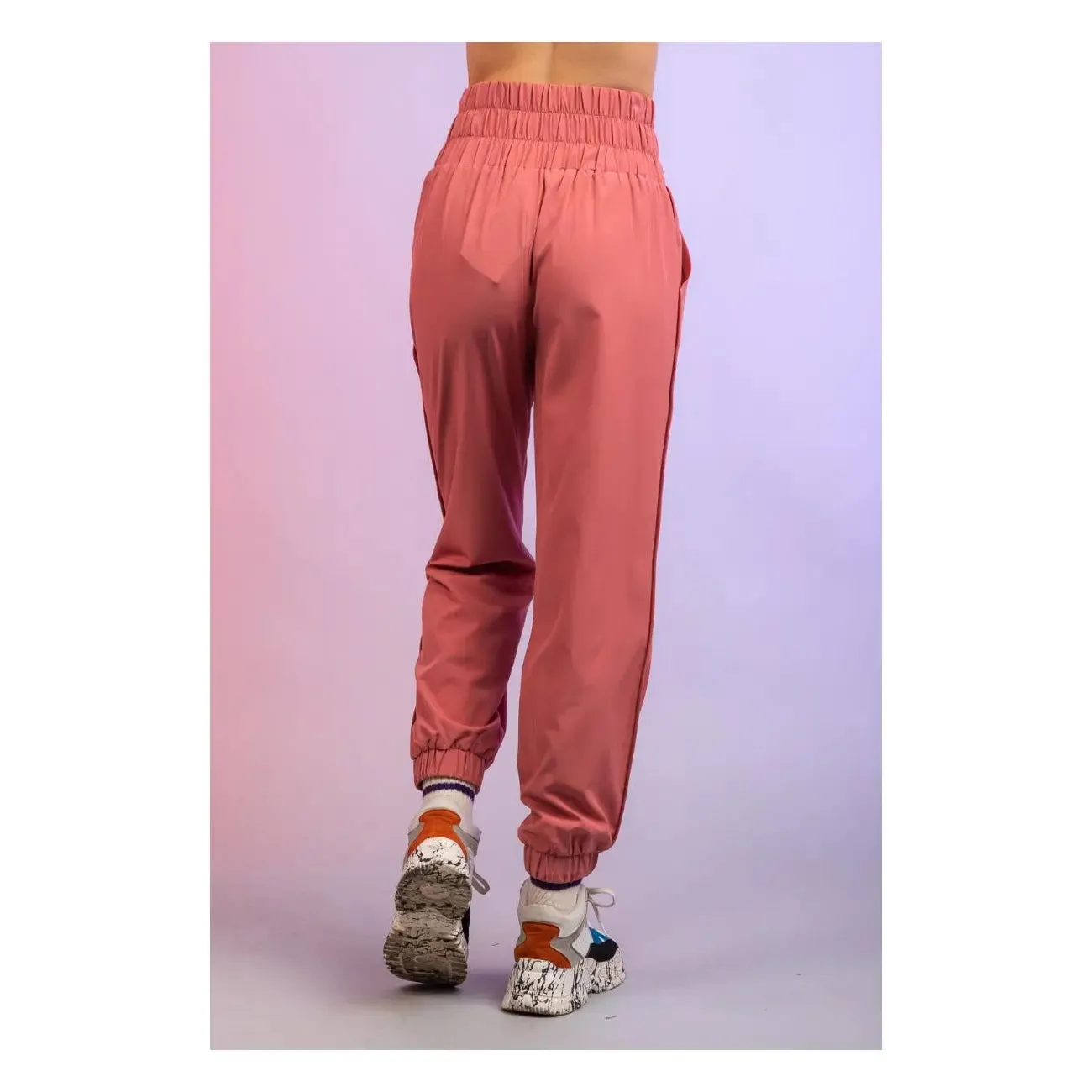 Joggers High Waisted Rose