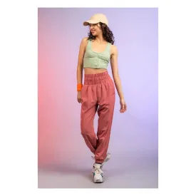 Joggers High Waisted Rose