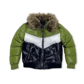 JORDAN CRAIG KIDS 2T-7 SUGAR HILL SHINY COAT Green