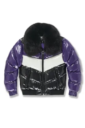 Jordan Craig Kids-Sugar Hill Nylon Puffer Jacket-Court Purple-91505AB