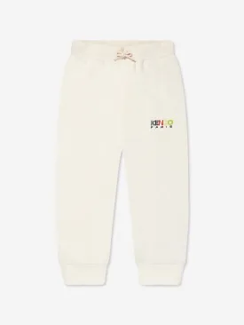 KENZO Boys Logo Joggers in Beige