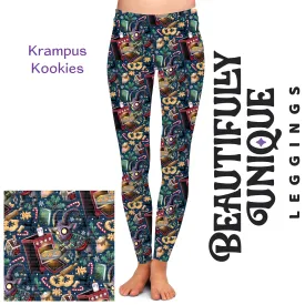 Krampus Kookies (Semi-Exclusive) - Goth Creepmas High-quality Handcrafted Vibrant Leggings