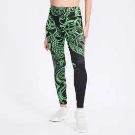 Medusa High Waisted Leggings - Snake Edition